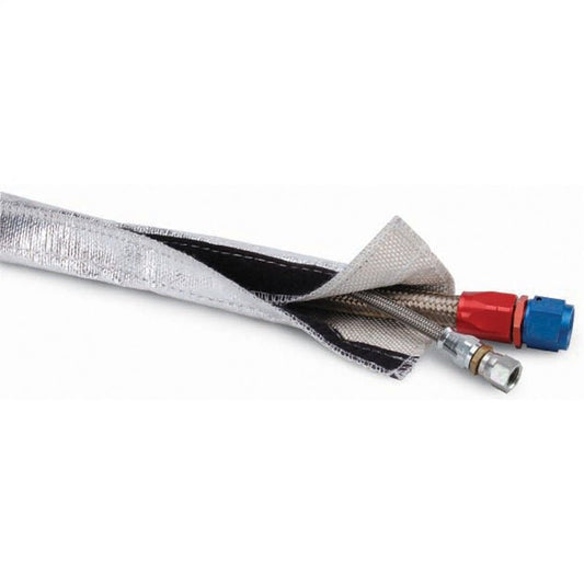 DEI - DEI Heat Shroud 1in I.D. x 3ft - Aluminized Sleeving - Hook and Loop Edge - Demon Performance