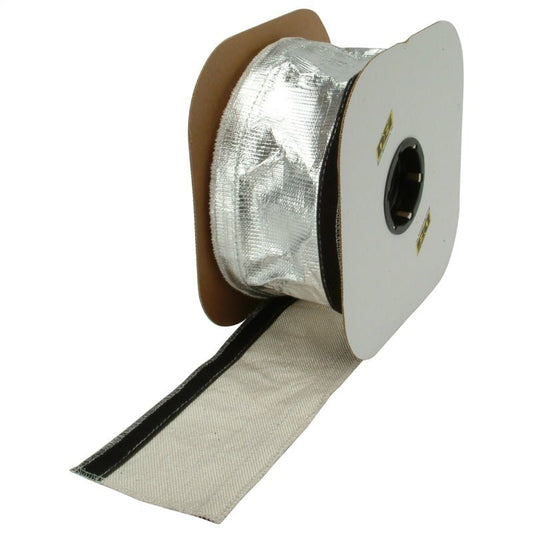 DEI - DEI Heat Shroud 2-1/2in x 50ft Spool - Aluminized Sleeving-Hook and Loop Edge - Demon Performance