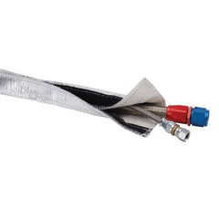 DEI - DEI Heat Shroud 3/4in I.D. x 3ft - Aluminized Sleeving - Hook and Loop Edge - Demon Performance