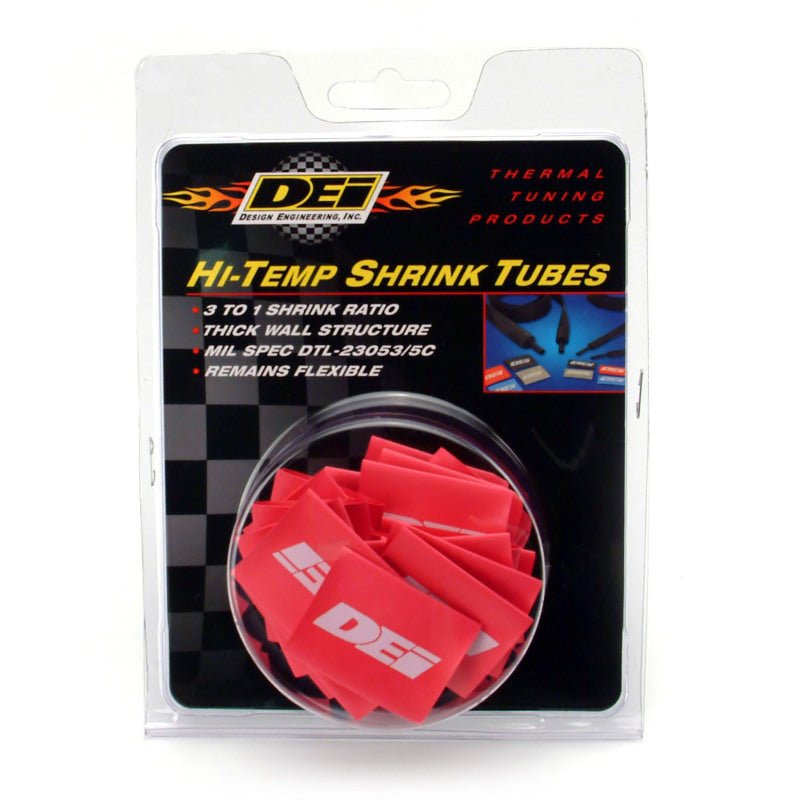 DEI - DEI Hi-Temp Shrink Tube 12mm x 1.5in - Red - Demon Performance