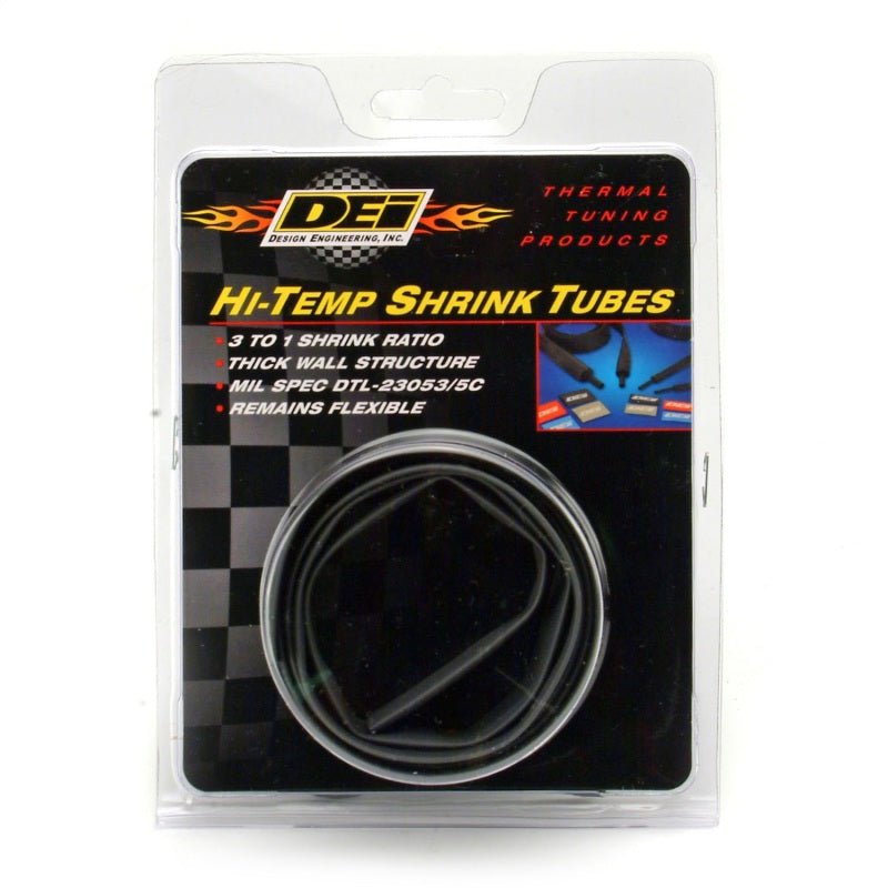 DEI - DEI Hi-Temp Shrink Tube 18mm x 4ft - Black - Demon Performance