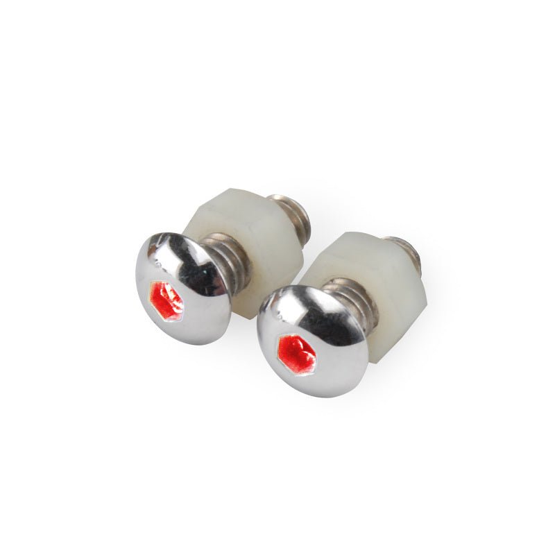 DEI - DEI LED Lighted Button Head Bolts Universal Accent Lighting - 2-pack - Red - Demon Performance