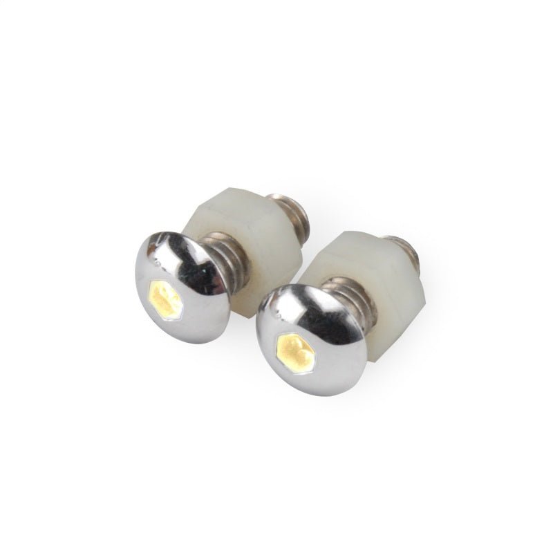 DEI - DEI LED Lighted Button Head Bolts Universal Accent Lighting - 2-pack - White - Demon Performance