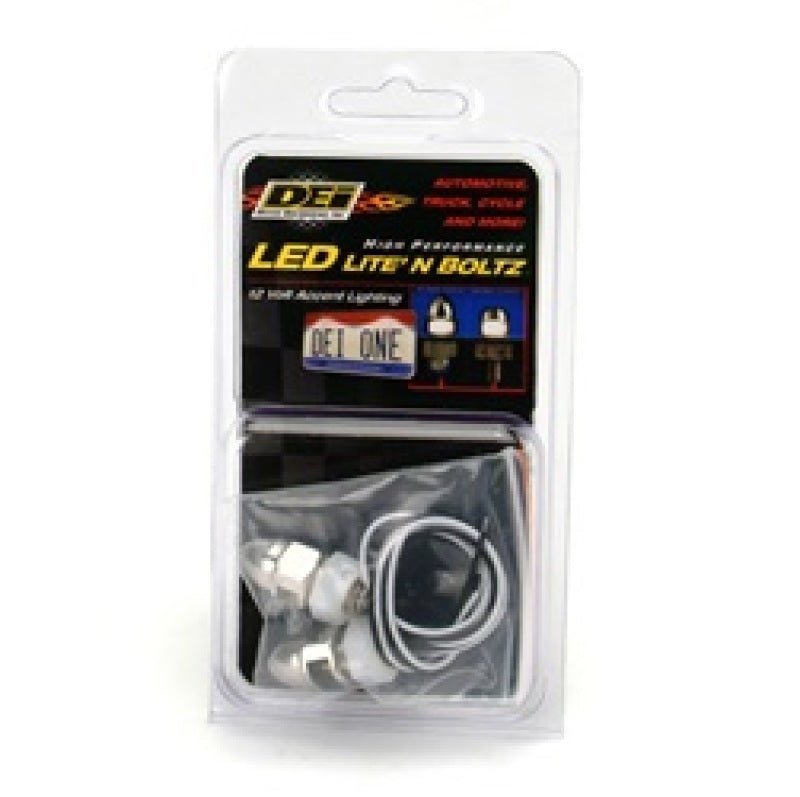 DEI - DEI LED LiteN Boltz LED LiteN Boltz License Plate Lighting - Acorn Head - 2pc - Polished - Demon Performance