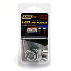 DEI - DEI LED LiteN Boltz LED LiteN Boltz License Plate Lighting - Dome Head - 2pc - Polished - Demon Performance