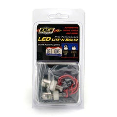 DEI - DEI LED LiteN Boltz License Plate Lighting - Dome Head - 2pc - Satin - Demon Performance