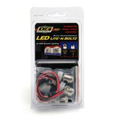 DEI - DEI LED LiteN Boltz License Plate Lighting Kit - Dome Head - 4pc - Satin - Demon Performance