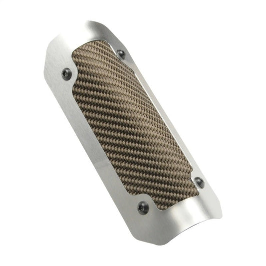 DEI - DEI Powersport Flexible Heat Shield -4in x 8in - Brushed/Titanium - Demon Performance