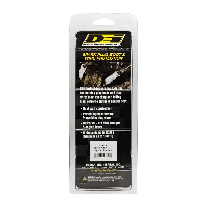 DEI - DEI Protect - A - Boot - 6in - 2 - pack - Titanium - Demon Performance