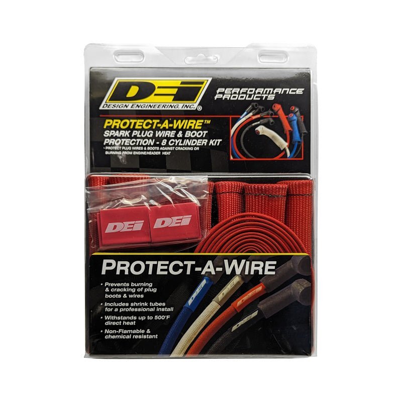 DEI - DEI Protect - A - Boot and Wire 4 Cylinder Kit - Red - Demon Performance