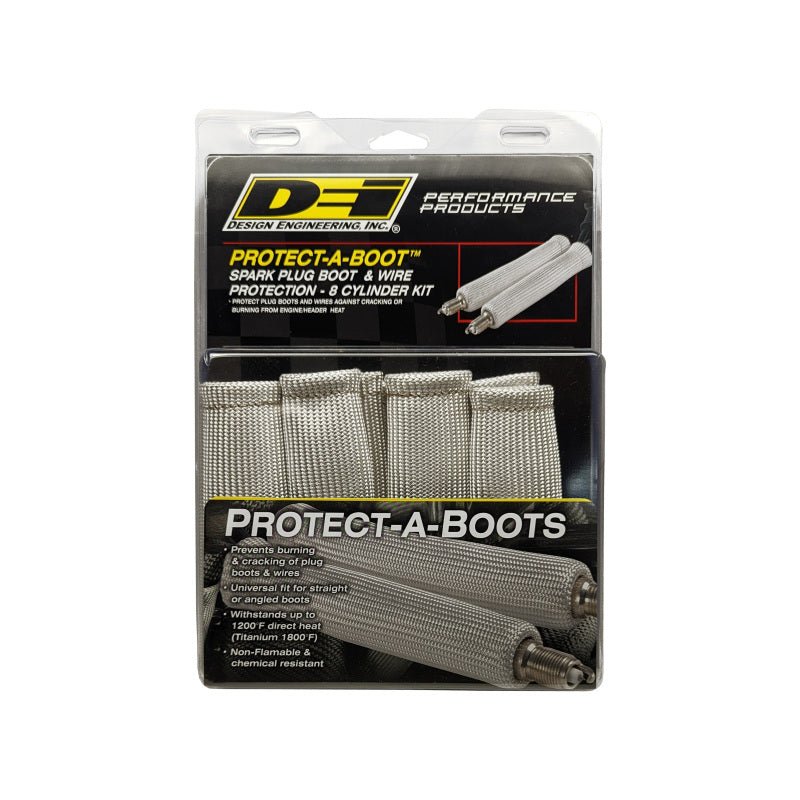 DEI - DEI Protect - A - Boot Sleeve - 1 - 1/4in I.D. x 6in - 8 - pack - Silver - Demon Performance