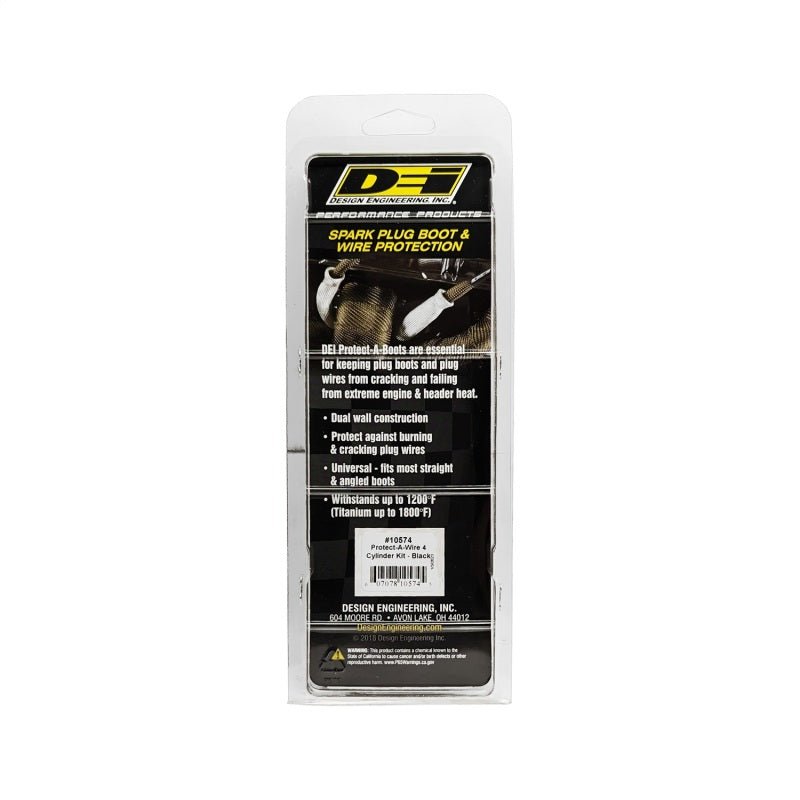 DEI - DEI Protect - A - Wire 4 Cylinder Kit - Black - Demon Performance