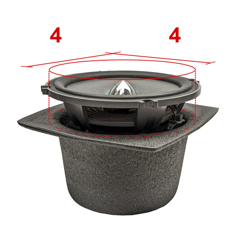 DEI - DEI Speaker Baffles 4in Round Pair - Demon Performance