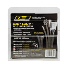 DEI - DEI Split Wire Sleeve Easy Loom 10mm - 3/8in x 20 Black - Demon Performance