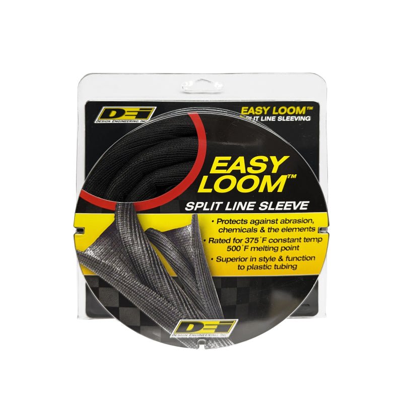 DEI - DEI Split Wire Sleeve Easy Loom 16mm - 5/8in x 12 Black - Demon Performance