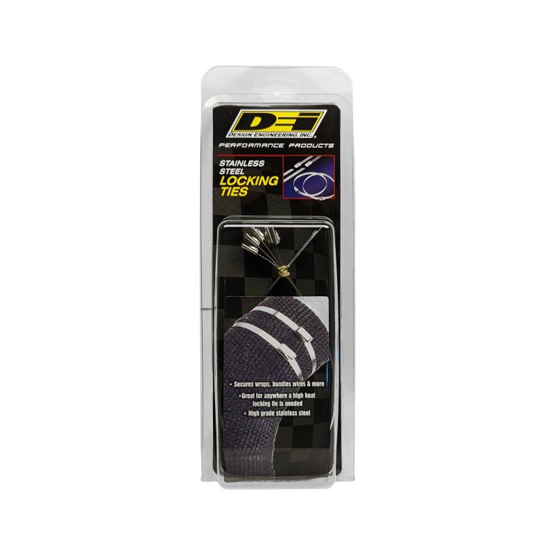 DEI - DEI Stainless Steel Locking Tie 14in - 5 per pack - Demon Performance