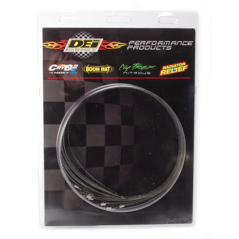 DEI - DEI Stainless Steel Positive Locking Tie 1/4in (7mm) x 20in - 10 per pack - Demon Performance