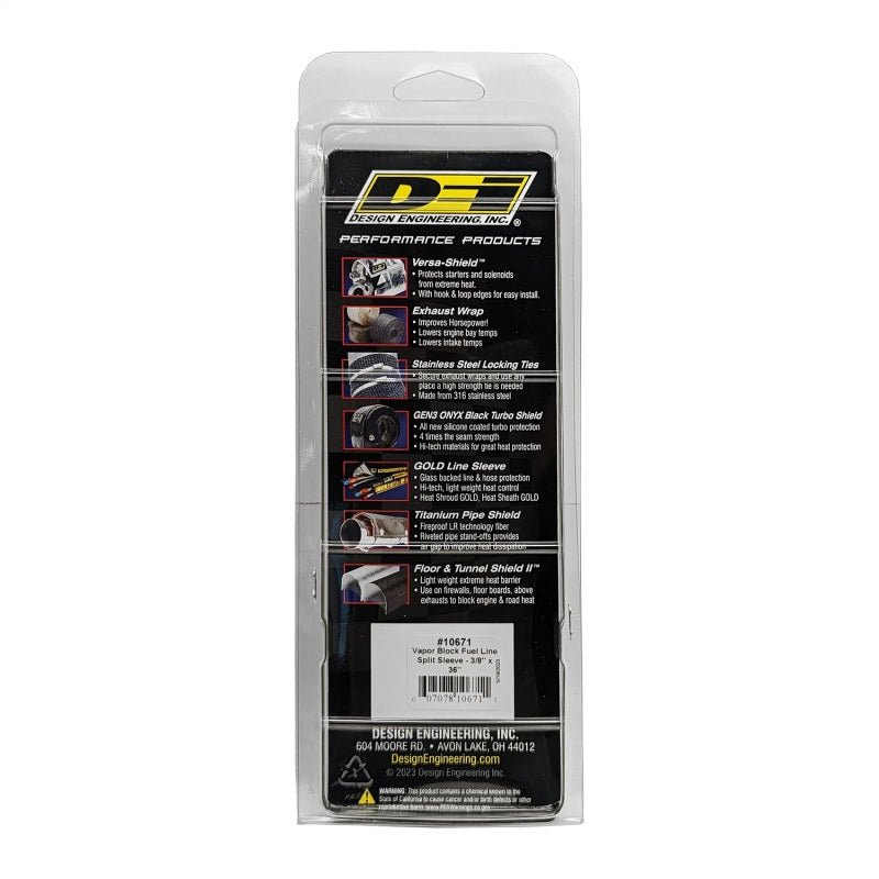 DEI - DEI Vapor Block Sleeve 3/8in x 36in - Demon Performance