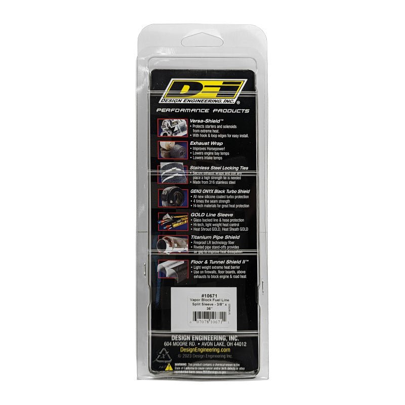 DEI - DEI Vapor Block Sleeve 3/8in x 36in - Demon Performance