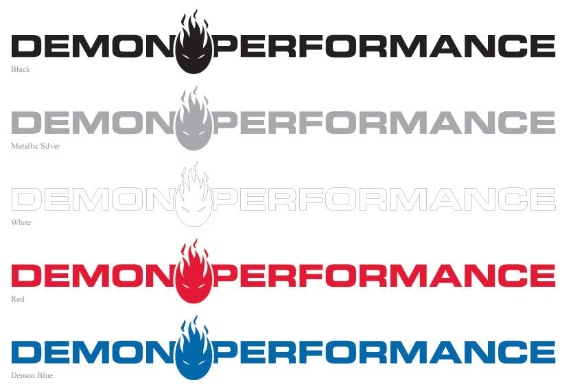 Demon Performance - Demon Performance Small Logo "11.5x1.5" Sticker - Demon Performance