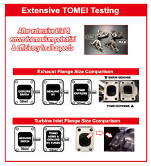 Tomei EXPREME Exhaust Manifold GT-R RB26DETT BNR32 BCNR33 BNR34 with TITAN EXHAUST BANDAGE