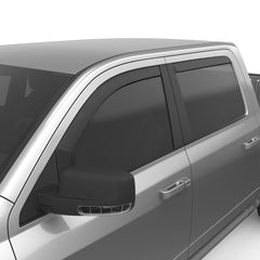 EGR - EGR 09 - 13 Dodge Ram 1500/2500/3500 Crew Cab In - Channel Window Visors - Set of 4 - Matte (572755) - Demon Performance