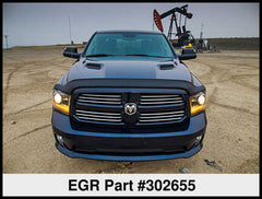 EGR - EGR 09 - 13 Dodge Ram Pickup Superguard Hood Shield - Matte (302655) - Demon Performance