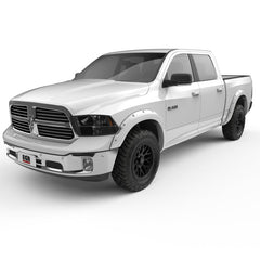 EGR - EGR 09+ Dodge Ram LD Bolt - On Look Color Match Fender Flares - Set - Bright White - Demon Performance