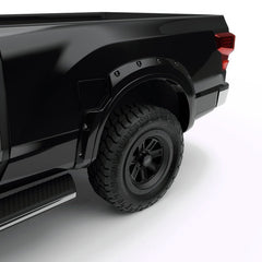 EGR - EGR 16+ Nissan Titan XD Bolt - On Look Color Match Fender Flares - Set - Black Metallic - Demon Performance