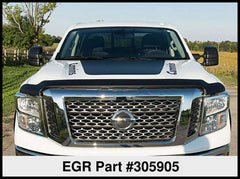 EGR - EGR 16+ Nissan Titan XD Superguard Hood Shield - Matte - Demon Performance