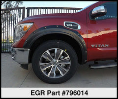 EGR - EGR 17 - 23 Nissan Titan Traditional Bolt - On Look Fender Flareswith Fender Badge Set Of 4 - Demon Performance