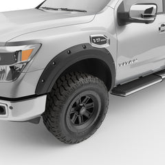 EGR - EGR 17 - 23 Nissan Titan Traditional Bolt - On Look Fender Flareswith Fender Badge Set Of 4 - Demon Performance