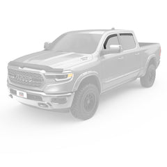 EGR - EGR 19 - 23 Ram 1500 In - Channel Window Visors Front/Rear Set Matte Black Crew Cab - Demon Performance