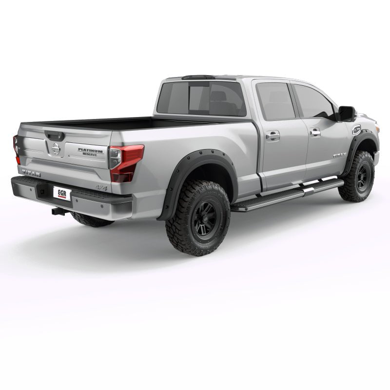 EGR - EGR 2017 Nissan Titan Bolt - On Look Fender Flares - Set - Black Matte (796005) - Demon Performance