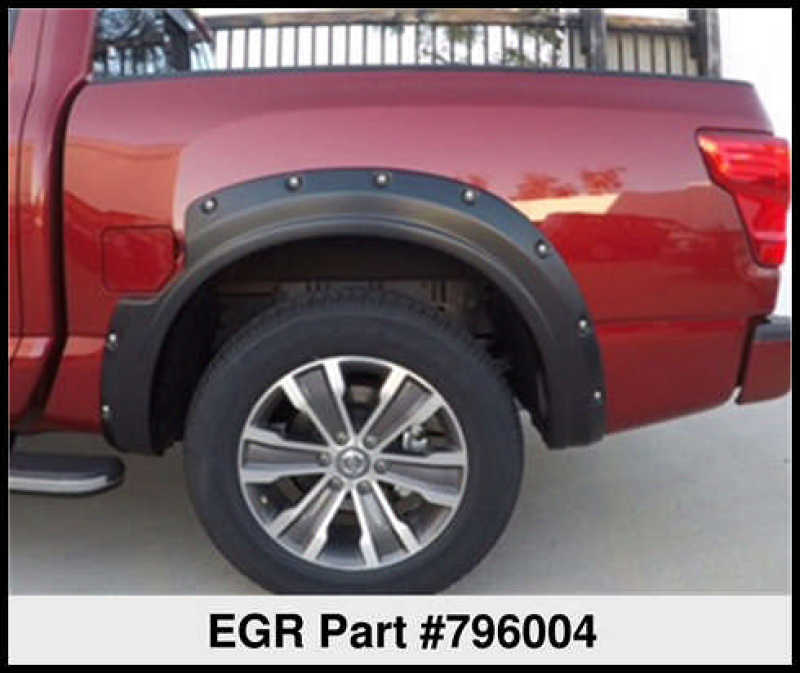 EGR - EGR 2017 Nissan Titan Bolt - On Look Fender Flares - Set - Demon Performance