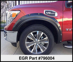 EGR - EGR 2017 Nissan Titan Bolt - On Look Fender Flares - Set - Demon Performance