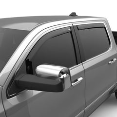 EGR - EGR 2019 Dodge Ram 1500 Crew Cab SlimLine In - Channel Window Visors Set of 4 - Dark Smoke - Demon Performance