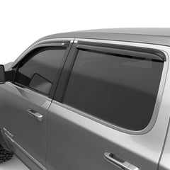 EGR - EGR 2019 Dodge Ram 1500 Crew Cab Tape - On Window Visors Set of 4 - Dark Smoke - Demon Performance