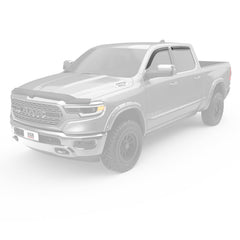 EGR - EGR 2019 Dodge Ram 1500 Crew Cab Tape - On Window Visors Set of 4 - Dark Smoke - Demon Performance