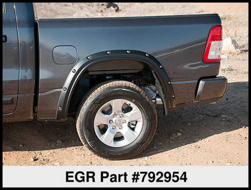 EGR - EGR 2019 RAM 1500 Bolt - On Style Fender Flares - Set - Black - Demon Performance