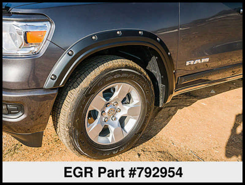 EGR - EGR 2019 RAM 1500 Bolt - On Style Fender Flares - Set - Black - Demon Performance