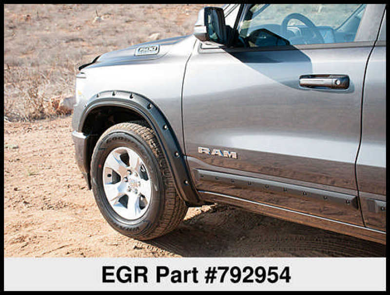 EGR - EGR 2019 RAM 1500 Bolt - On Style Fender Flares - Set - Black - Demon Performance