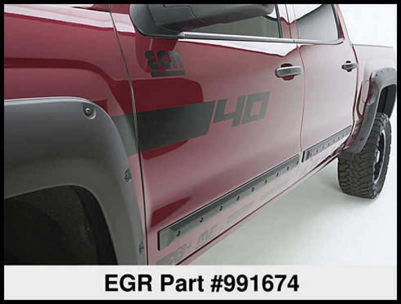 EGR - EGR Crew Cab Front 41.5in Rear 38in Bolt - On Look Body Side Moldings (991674) - Demon Performance