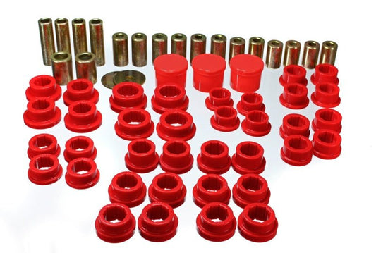 Energy Suspension - Energy Suspension 02 - 09 350Z / 03 - 07 Infiniti G35 Coupe Red Rear Control Arm Bushing Set - Demon Performance