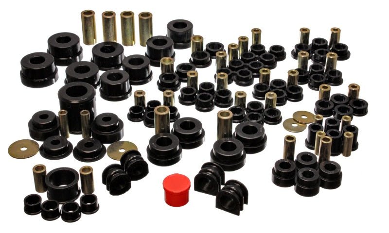 Energy Suspension - Energy Suspension 02 - 09 Nissan 350Z / 03 - 07 Infiniti G35 Coupe Black Hyper - Flex Master Bushing Set - Demon Performance