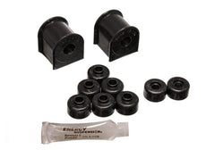 Energy Suspension - Energy Suspension 89 - 94 Nissan 240SX (S13) Black 15mm Rear Sway Bar Bushing Set - Demon Performance