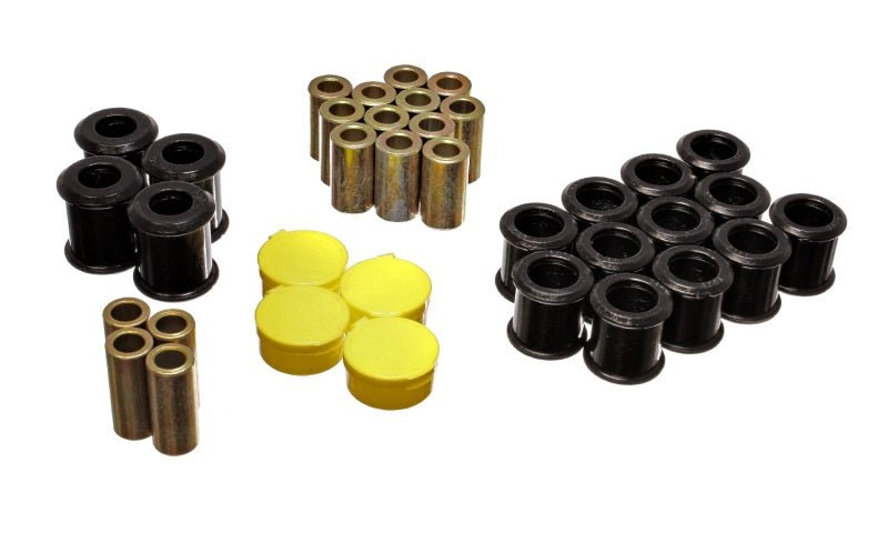 Energy Suspension - Energy Suspension 89 - 94 Nissan 240SX (S13) Black Rear Control Arm Bushing Set - Demon Performance