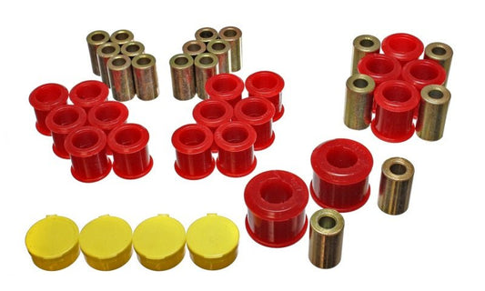 Energy Suspension - Energy Suspension 90 - 96 Nissan 300ZX Red Rear Control Arm Bushing Set - Demon Performance