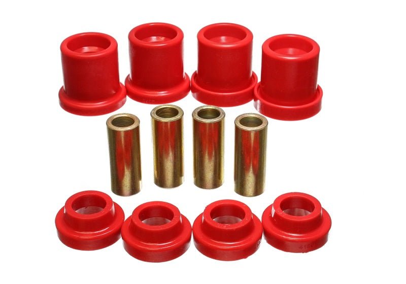 Energy Suspension - Energy Suspension 90 - 96 Nissan 300ZX Red Rear Sub Frame Set - Demon Performance