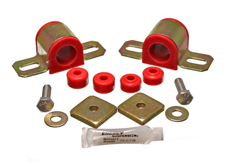 Energy Suspension - Energy Suspension 95 - 98 Nissan 240SX (S14) Red 27mm Front Sway Bar Frame Bushings (Sway bar end link - Demon Performance